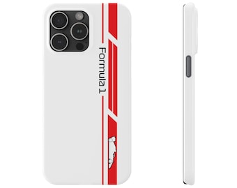 Funda de teléfono de Fórmula 1 F1 para iPhone 17, 16, 15, 14, 13, 12 y 11 Pro, Mini, MAX Plus, Air, protección, regalo de carreras de Fórmula 1, fundas delgadas para teléfono