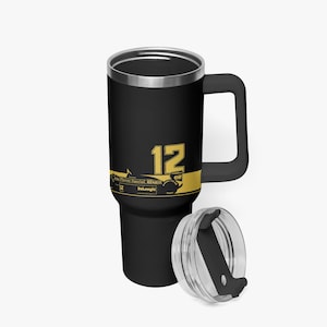 Ayrton Senna JPS Lotus F1 40oz Car Tumbler Cup Classic Car Vintage Race Car Formula 1 Racing Dad Gift
