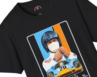 Camiseta vintage de carreras de Le Mans, regalo para papá, camiseta para amantes de los coches, Porsche Passion Gulf 20