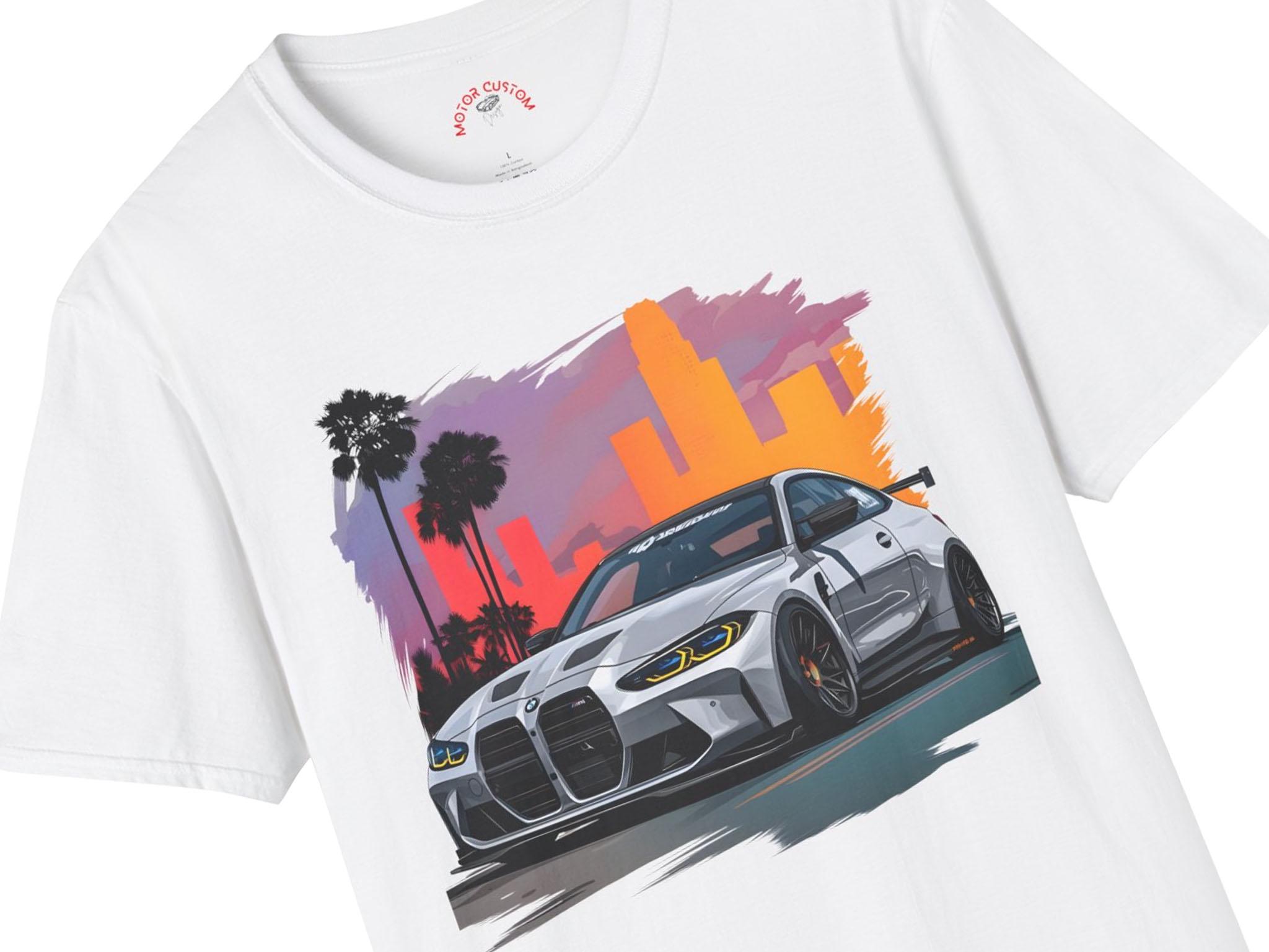 T-shirt BMW Grand Drift Auto – Édition Limitée – Blanc – Taille L – Homme