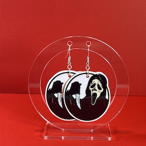Ghost Face Earrings