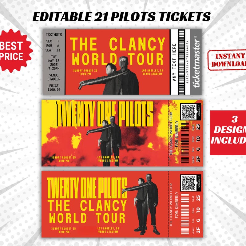 Twenty One Pilots Etsy
