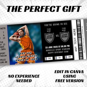 Editable Surprise Basketball Game Ticket, Printable Sport Surprise ...