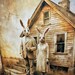 Vintage Inspired Rabbit Couple Sign Rustic Farmhouse Creepy - Etsy