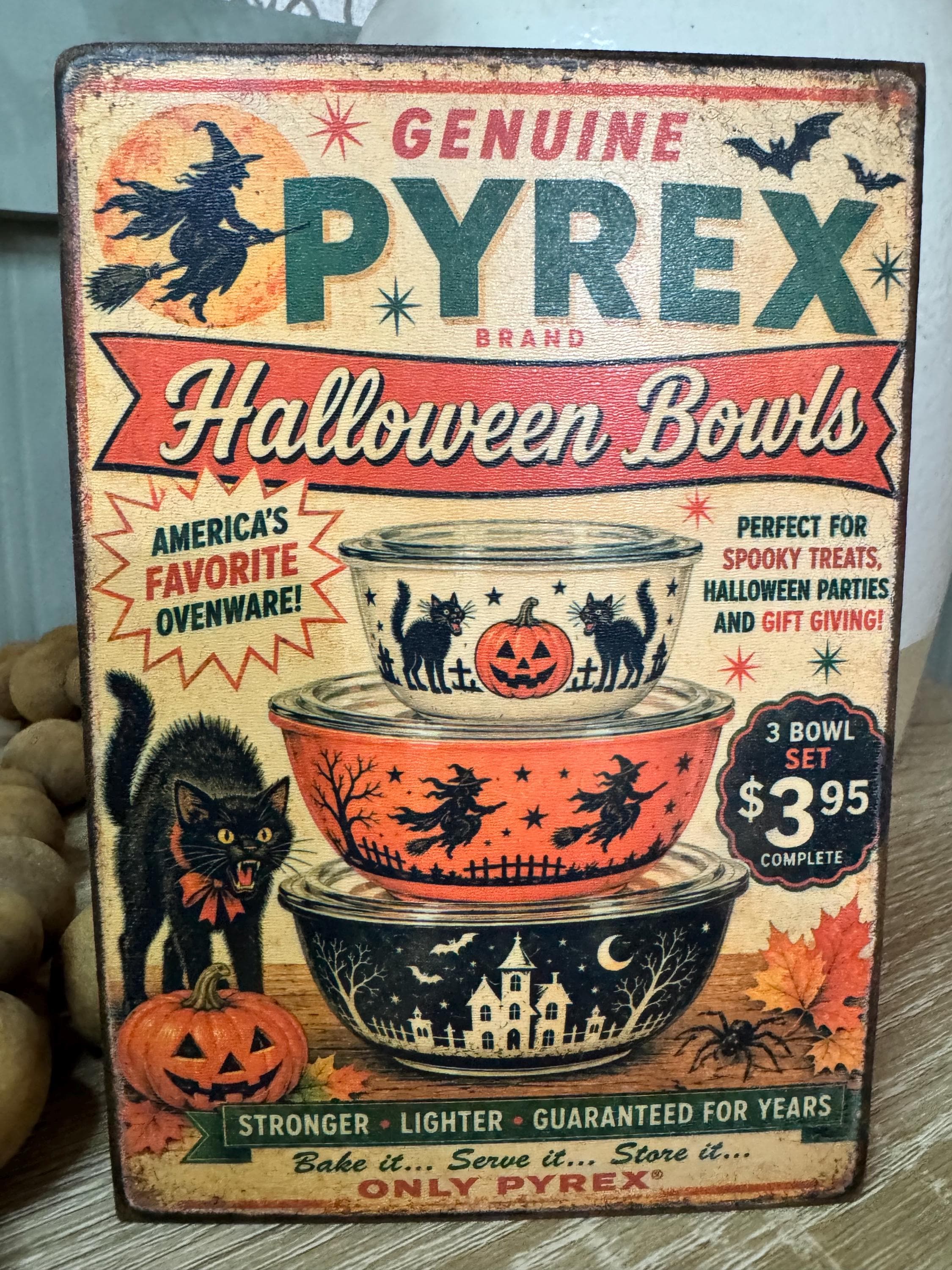 Vintage Pyrex Signs - Etsy