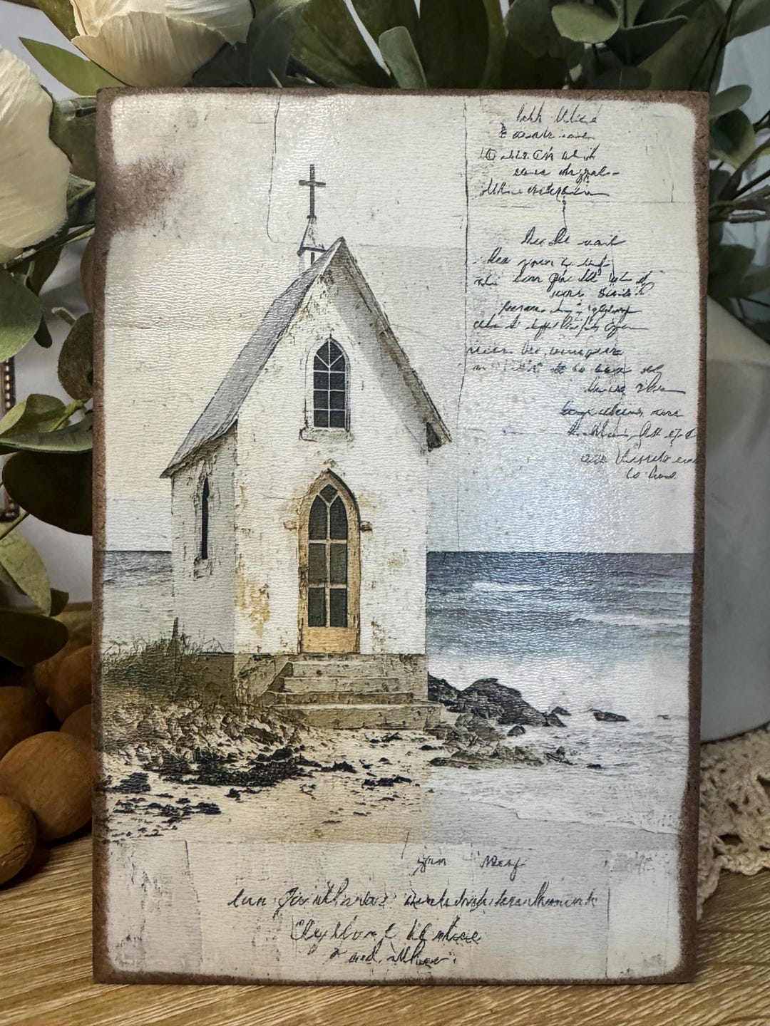 Shrine Rustic Sign Rustic Coastal Church Sign - Etsy