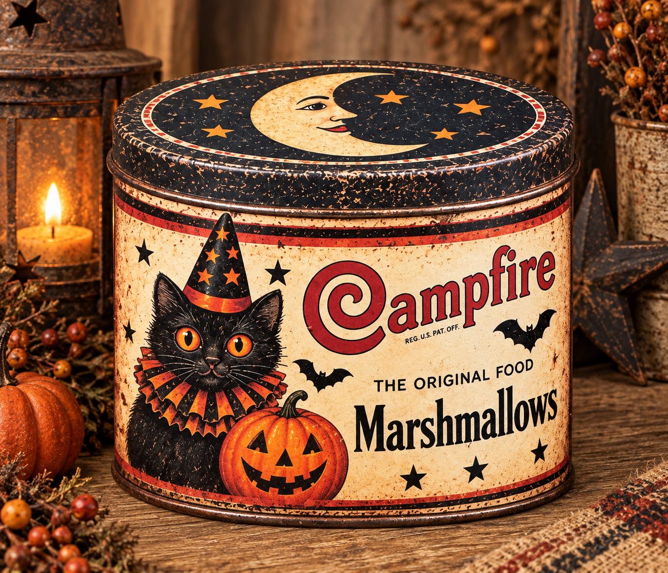 Vintage Halloween Tins - Etsy