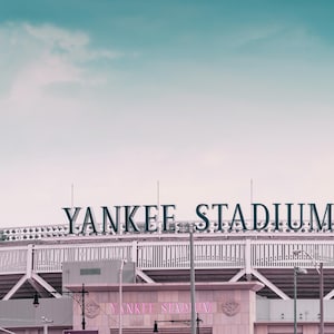 New York Yankee Stadium Art Print - Baseball Fan Decor
