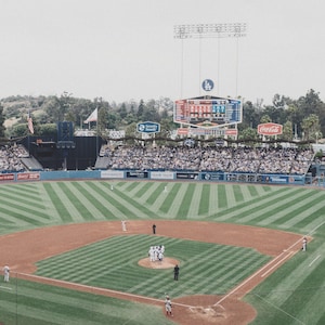 Los Angeles Dodgers Stadium - Classic Baseball Photography