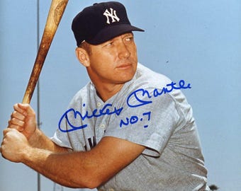 ミッキー・マントル＆ホワイティ・フォード 直筆サイン入り 額入り