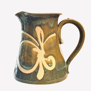 Signed Massarella Ojai California Hand Thrown Pottery Pitcher