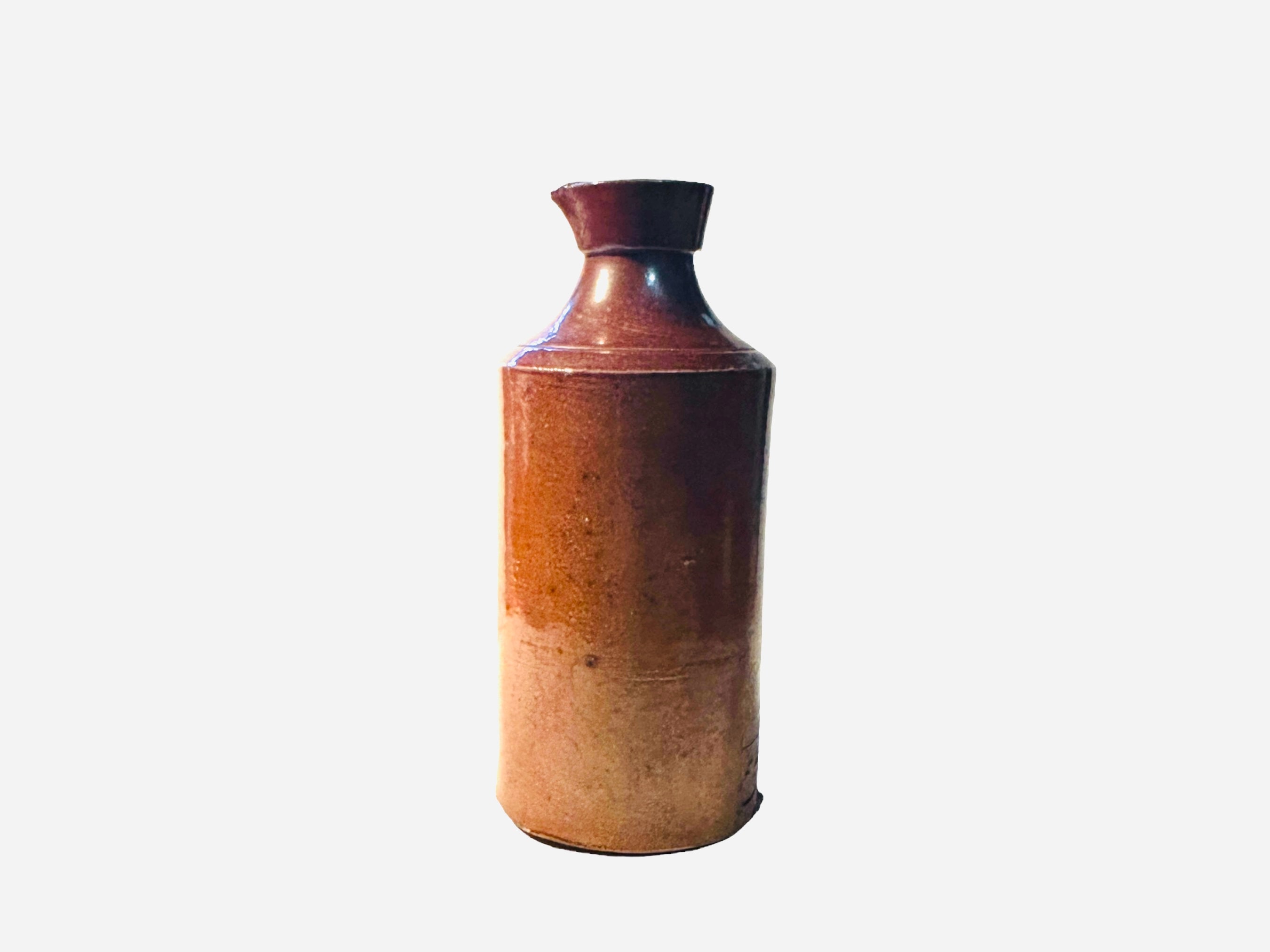 Antique Stoneware Ink Bottle: P. & J. Arnold, London, England