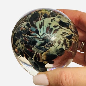 Vintage Adrian Sankey Paperweight - 1980s Paperweight - Paperweight Collector Gift - Signed Paperweight - Home Office Decor - Work From Home