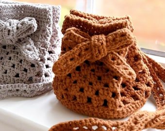 Sac seau au crochet