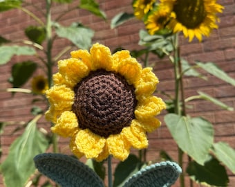 Crochet Sunflower: Handmade Teacher Appreciation Gift