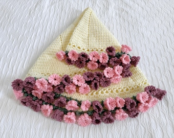 Crochet Floral Blanket – Cozy & Elegant Gift