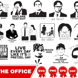 The Office SVG, The Office Svg Files for Cricut, The Office Tv Show, The Office Clipart, The Office Vector, Dunder Mifflin Svg, Funny Quote