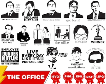 The Office SVG Bundle, The Office Svg Files for Cricut, The Office Tv Show, The Office Clipart, The Office Vector, Instant Download