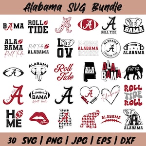 Alabama svg png bundle, Roll tide svg, Alabama football svg, Alabama sign svg, Instant Digital Download, Alabama Sweatshirt, Crimson Svg,
