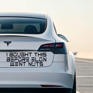 Acquistata prima del colpo di scena, per i possessori di Tesla che si sono persi il dramma, Elon Musk, anti-Elon, ho comprato questa macchina prima che Elon impazzisse