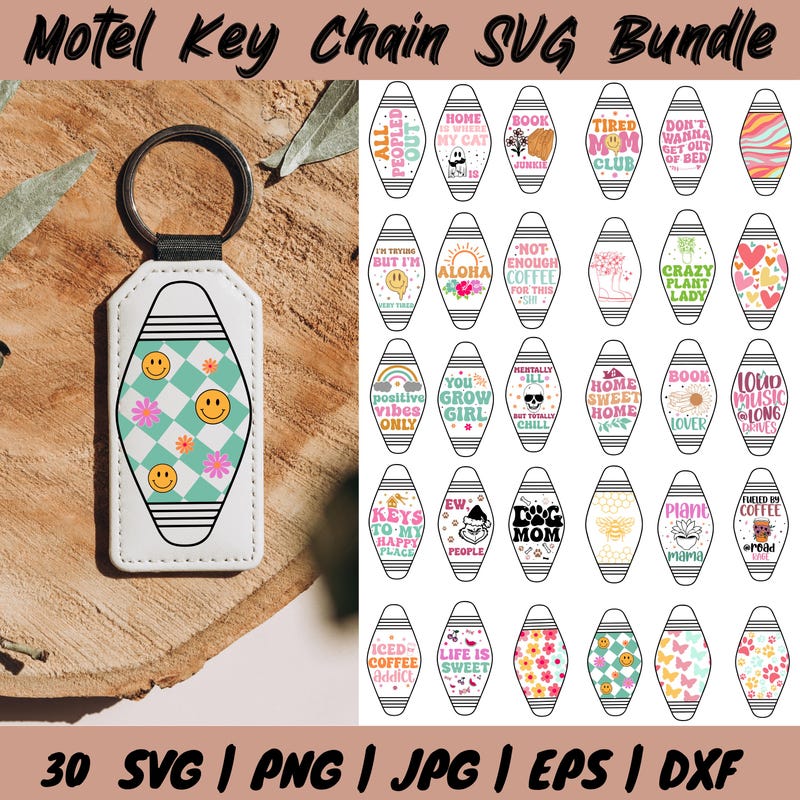 Motel Keychain - Etsy