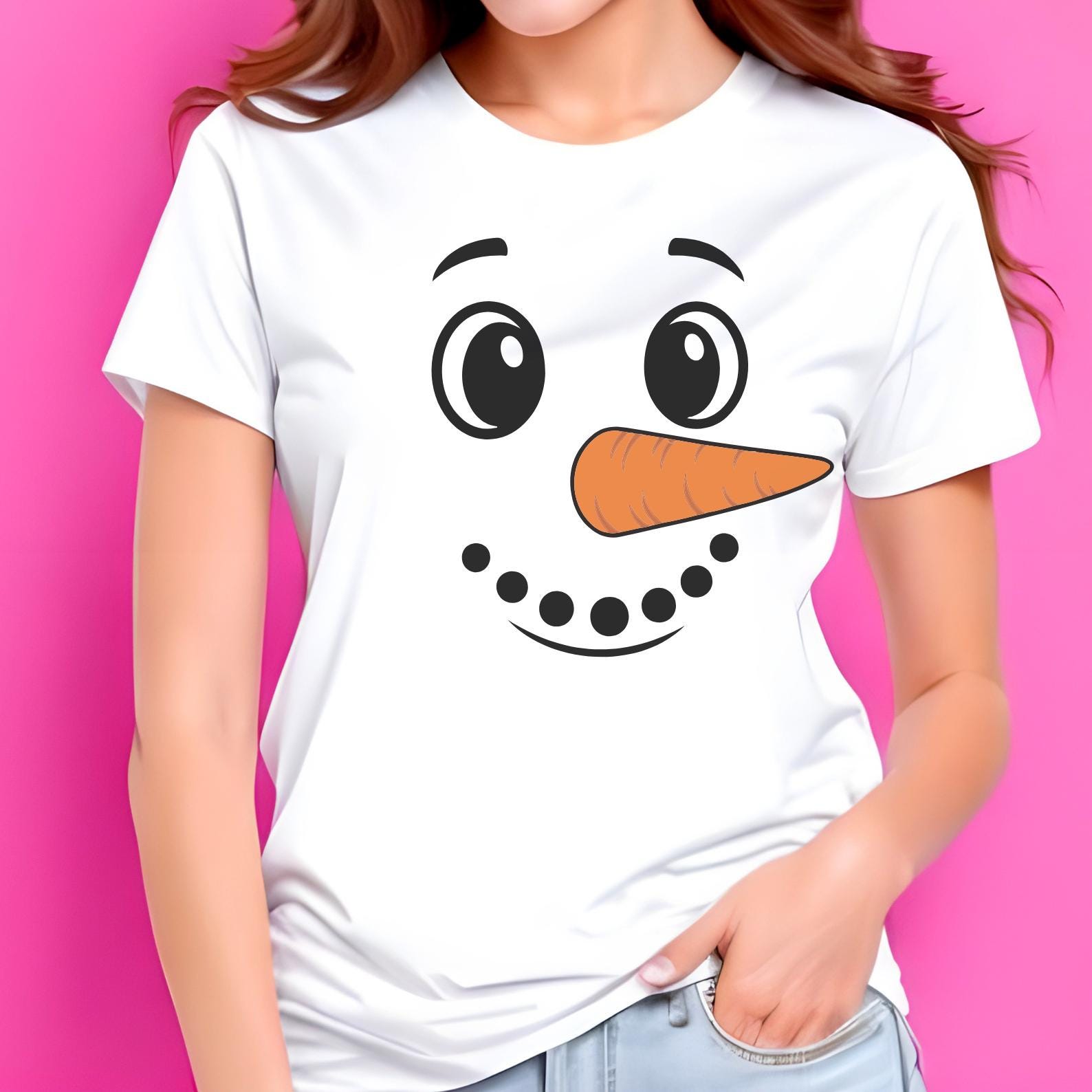 Snowman Face SVG Bundle, Winter Holiday Svg, Christmas Svg, Cute ...