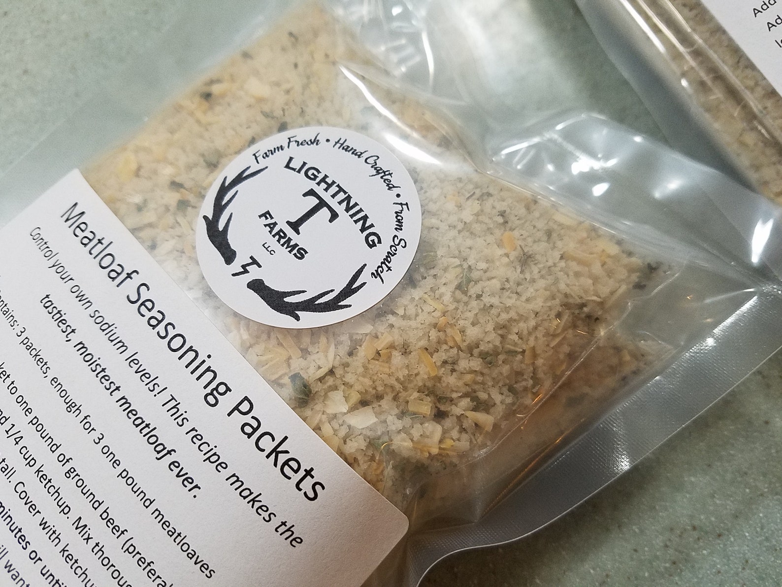 Meatloaf Seasoning Packet Etsy