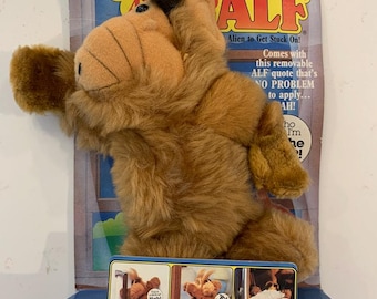 Vintage ALF Plush Toy - Stick Around Suction Cup, 1988 NIB