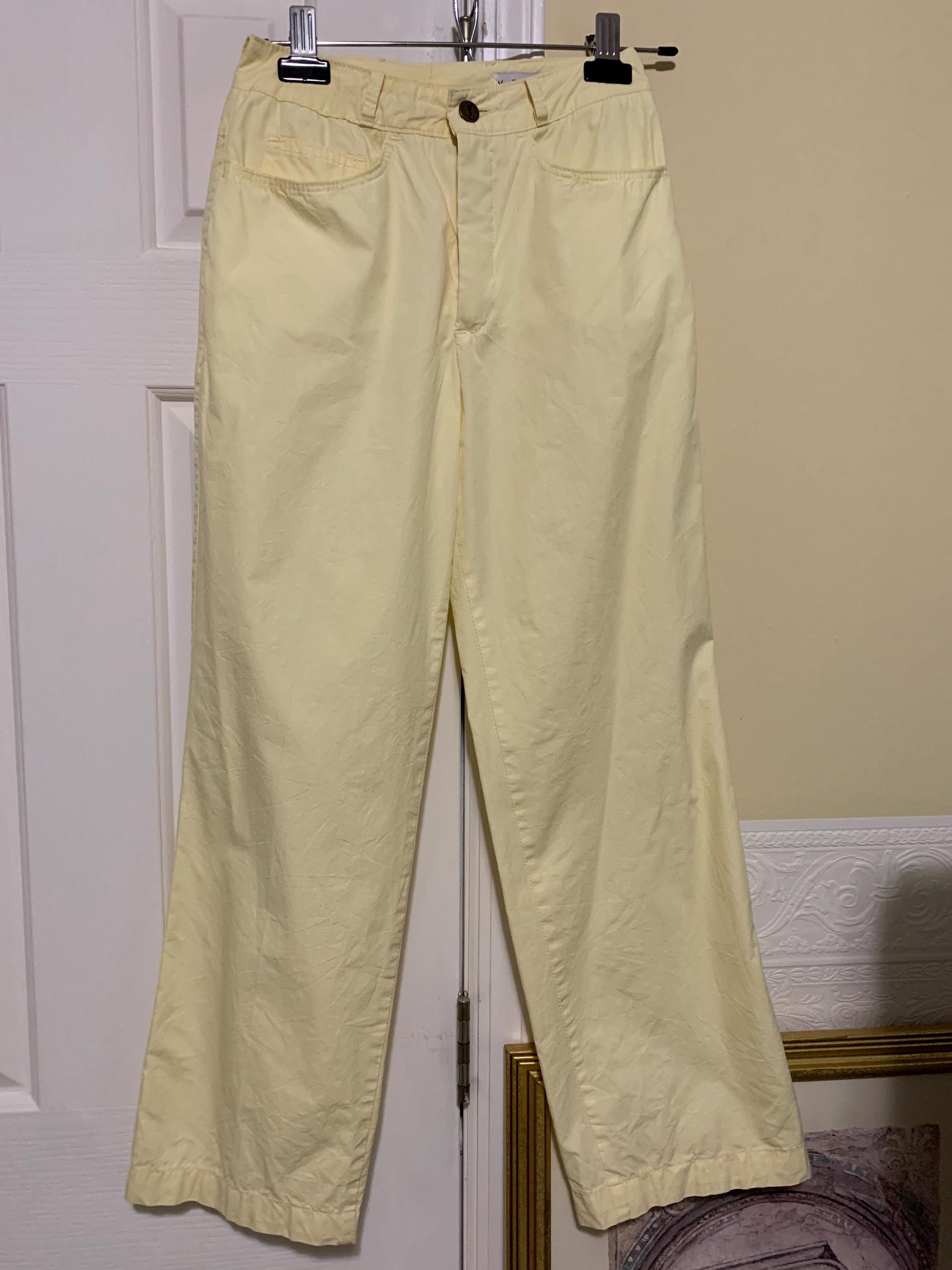 Salsation Capri Pants-Yellow（黄）XSサイズ Capri Dance Pants (Spandex)