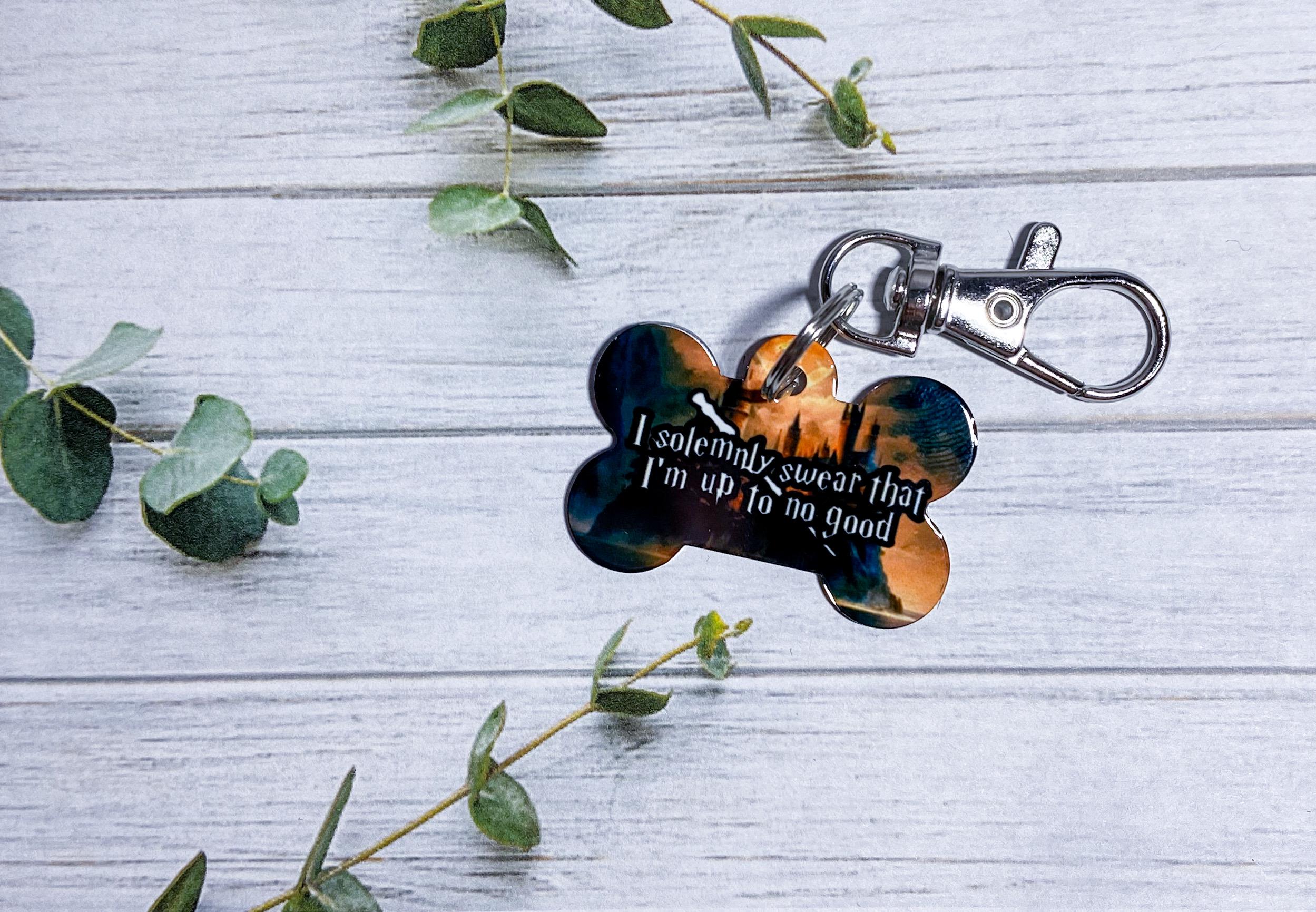 I solemnly swear dog tag online