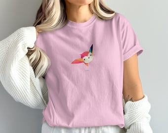 Camiseta de búho geométrico, camiseta de animal abstracto, camiseta con gráfico moderno, regalo único para amantes de los búhos, camiseta artística