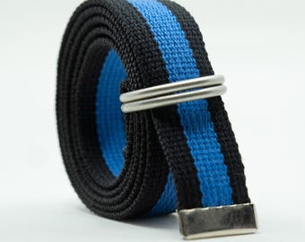 Custom D Ring Canvas Belt – Adjustable No Holes, Big & Tall