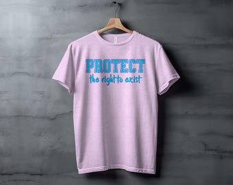 Protect Trans Rights Inclusive LGBTQ Pride Ally T-Shirt