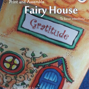 Printable Fairy House for focusing intentions helps make your dreams come true - Instant Download