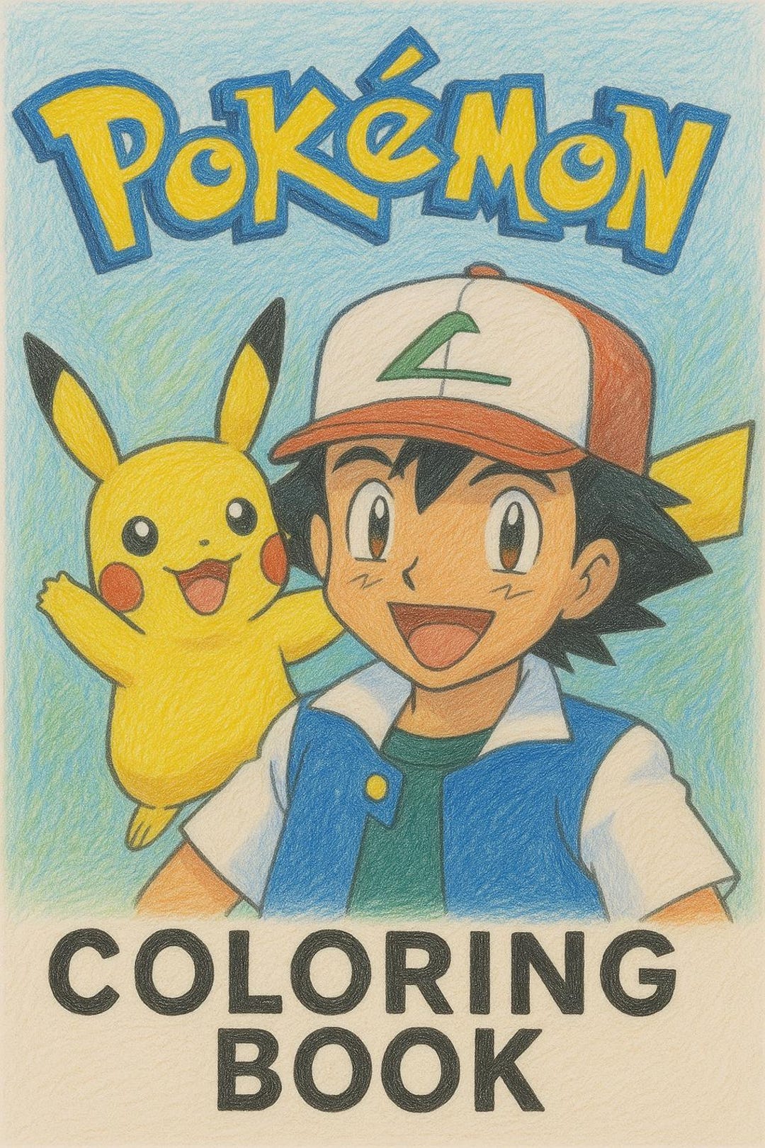 Poke Color Poke Coloring Book With 42 Pages - Etsy