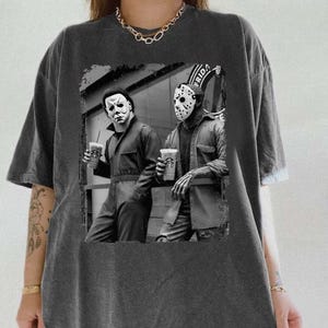 Halloween Shirts, Michael Myers and Jason Shirt, Michael Myers Halloween Sweatshirt, Jason Voorhees TShirt, Horror Movie Shirt