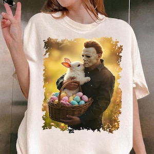 Michael Myers Bunny Shirt, Horror Easter Day Shirt, Horror Movie Shirt, Michael Myers Sweatshirt, Easter Day Shirt
