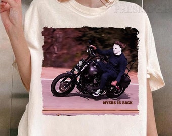 Michael Myers Racing Shirt, Horror Movie Halloween Sweatshirt, Friday 13th TShirt, Horror Movie Shirt, Halloween Shirt
