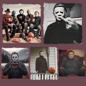 Bundle Vintage Scream Halloween Heart Hands Png, Michael Myers Png, Horror Movie png, Halloween shirt, Halloween Png, Ghost Png
