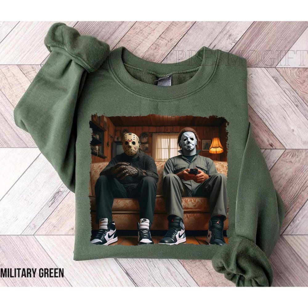 Michael Myers Sweatshirt, Jason Movie Halloween Shirt, Friday 13Th Sweatshirt, Horror Movie Shirt, Halloween Sweatshirt Halloween 2025