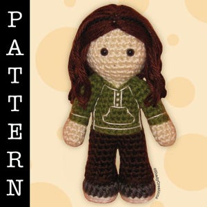Crochet Pattern - Amigurumi Vampire Girl Doll