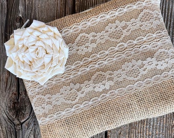 Bridesmaid gift, ivory wedding clutch, burlap and lace clutch, burlap bag, rustic wedding purse, outdoor wedding, matron of honor gift