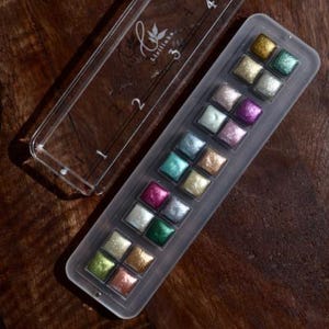 Metallic watercolors with the most sparkle