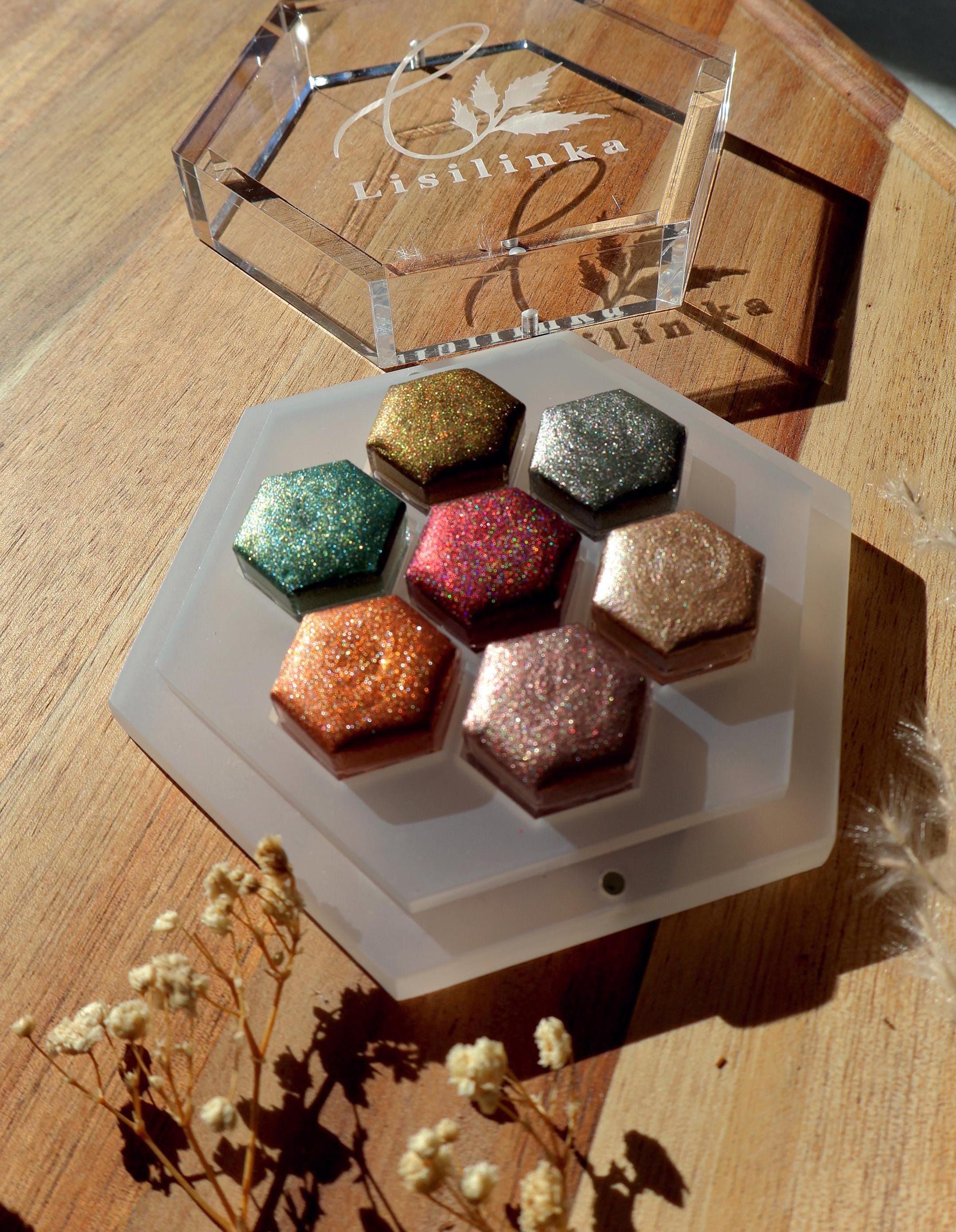Autumn Glow Metallic Watercolor Set - Lisilinka Handmade Vegan Paints
