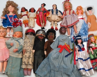 Instant Collection of Vintage Dolls - 12 Dolls - Wholesale Lot