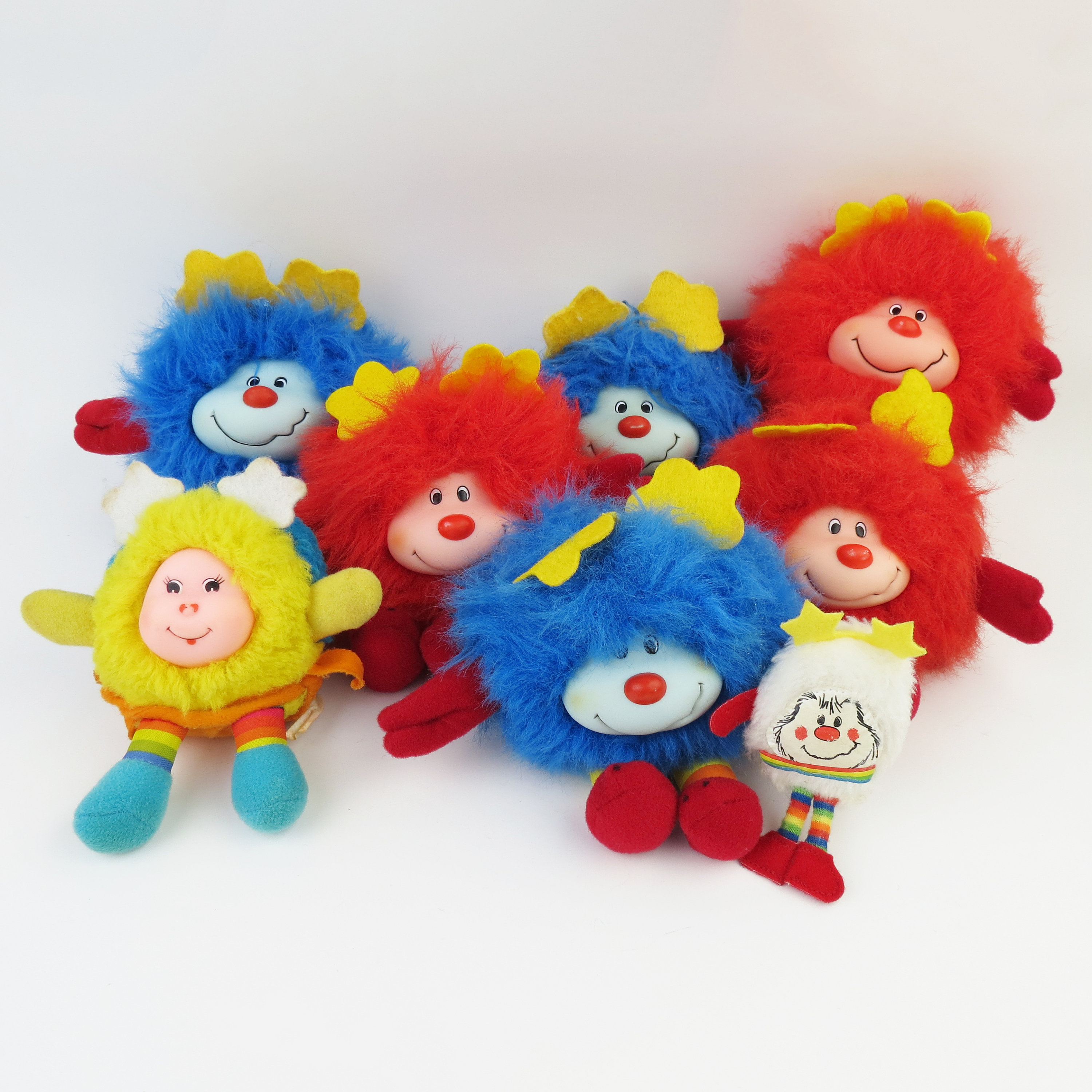 Lot of 8 Vintage 1983 Rainbow Brite Sprite Twink Plush Dolls Lot of 8 Vintage 1983 Rainbow Brite Sprite Twink Plush Dolls