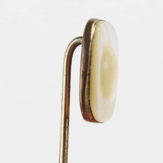 Vintage gold filled mother of pearl stick or tie … - image 3