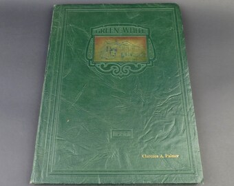 Yearbook with Pat Nixon (Thelma Ryan) - Excelsior Union High School 1928 - Norwalk California - with Nixon Foundation Provenance