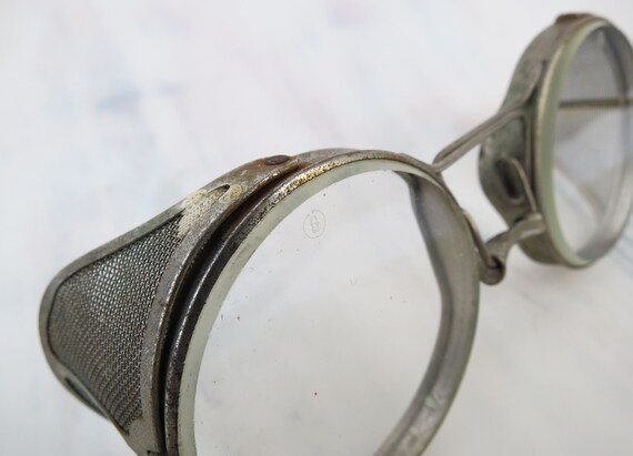 Lunettes De Protection / Lunettes De Soleil Antiques - Steampunk - Vert - Métal
