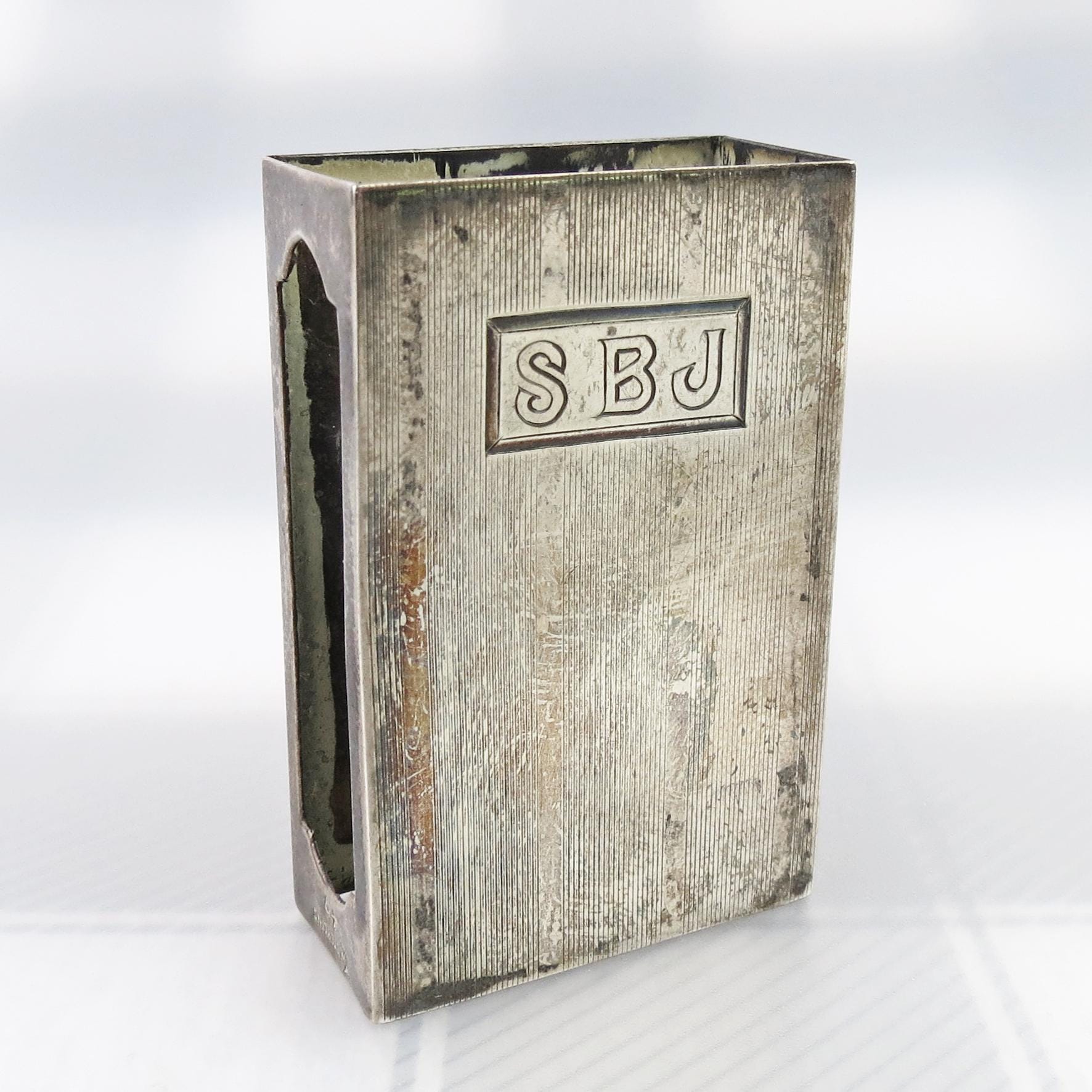 Sterling Silver Matchbook Holder - Etsy